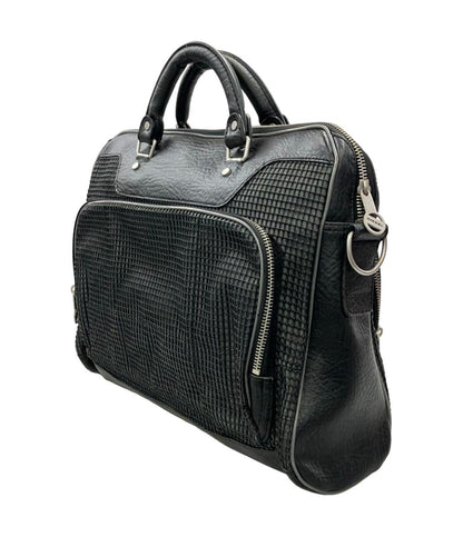 DIESEL 2WAY ビジネスバッグ ブリーフケース ショルダーバッグ 斜め掛け メッシュ メンズ ディーゼル