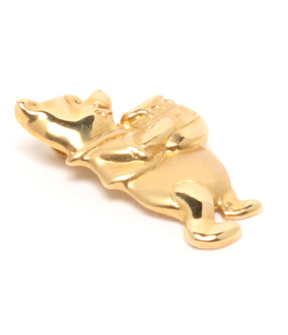 美品 Disney ペンダントトップ K18 くまのプーさん レディース ディズニー