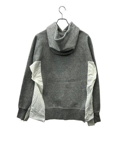 NIKE Sacai パーカー ドッキング ナイロン AS UNISEX NRG HOODIE CZ4695-063 メンズ SIZE M ナイキ サカイ