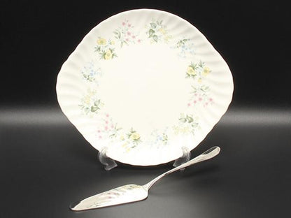 美品 ミントン B&Bプレート ケーキサーバー 2点セット 皿 27cm スプリングバレー Minton