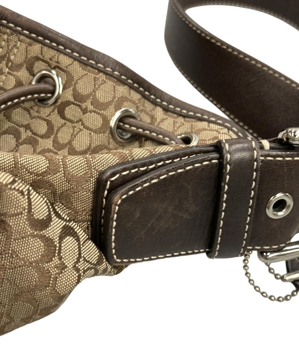 COACH ショルダーバッグ 斜め掛け ミニシグネチャー 6387 レディース コーチ