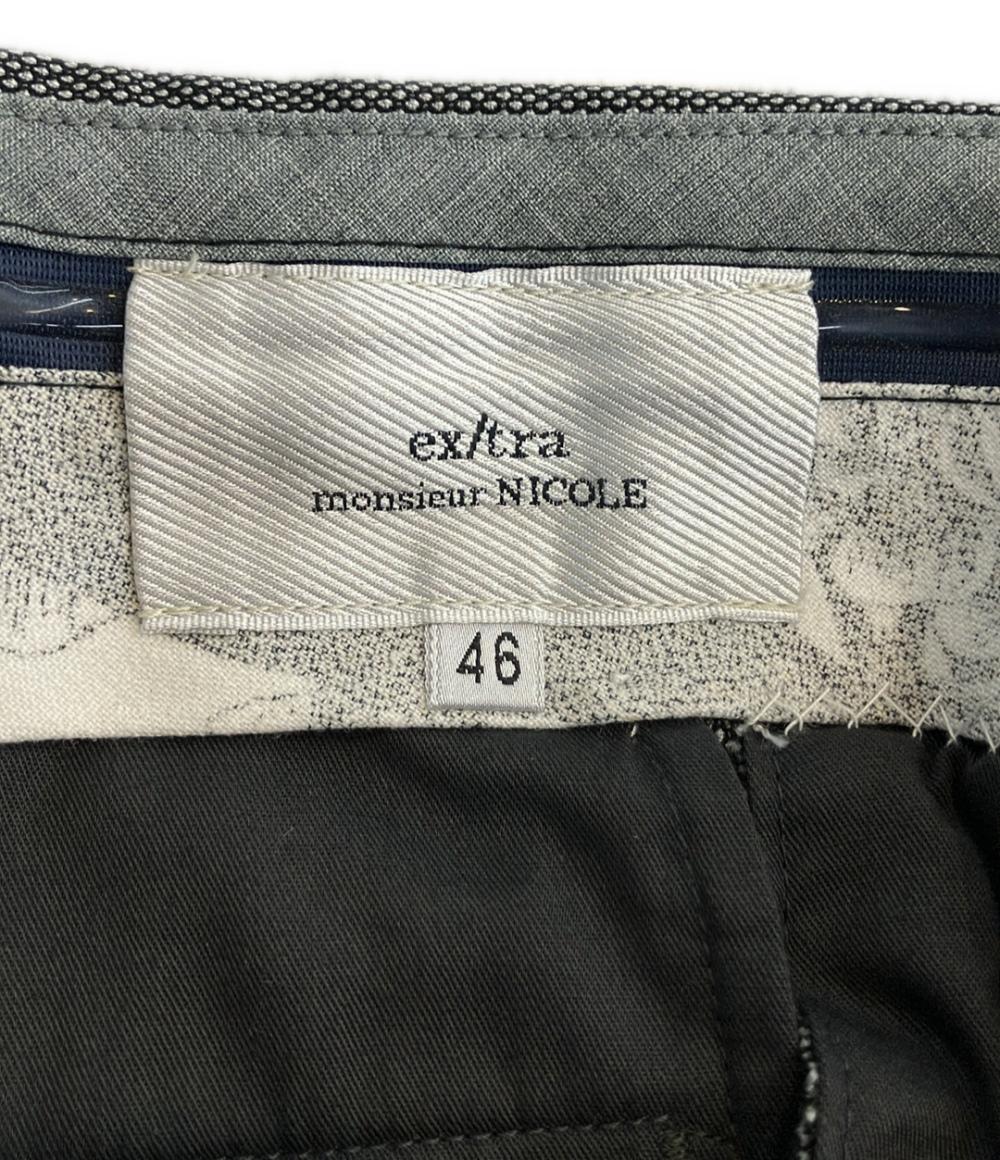 美品 ムッシュニコルエクストラ スラックスパンツ メンズ SIZE 46 (L) MONSIEUR NICOLE ex/tra