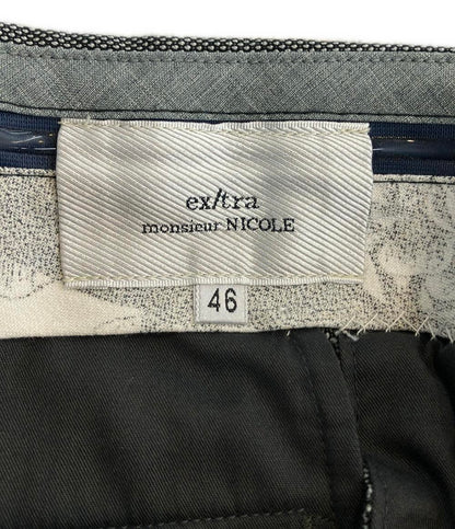 美品 ムッシュニコルエクストラ スラックスパンツ メンズ SIZE 46 (L) MONSIEUR NICOLE ex/tra