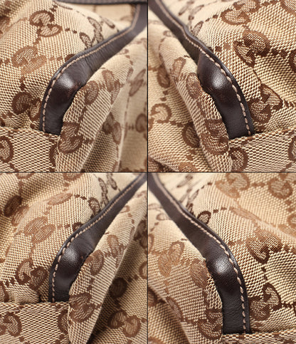美品 GUCCI ハンドバッグ ショルダーバッグ 肩掛け ワンショルダー アビー GGキャンバス 190525 497927 レディース グッチ