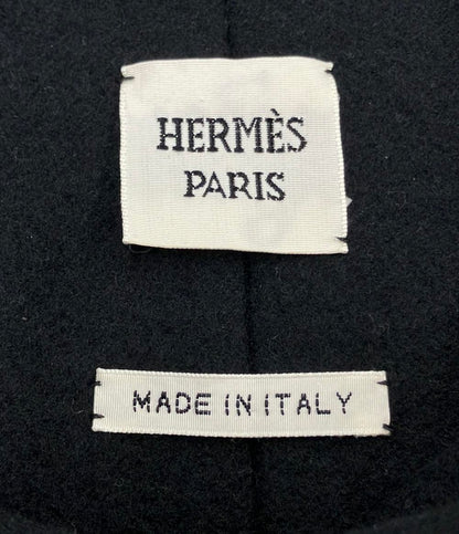 HERMES ダブルフェイス カシミアショートコート レディース SIZE 36 (XS) エルメス
