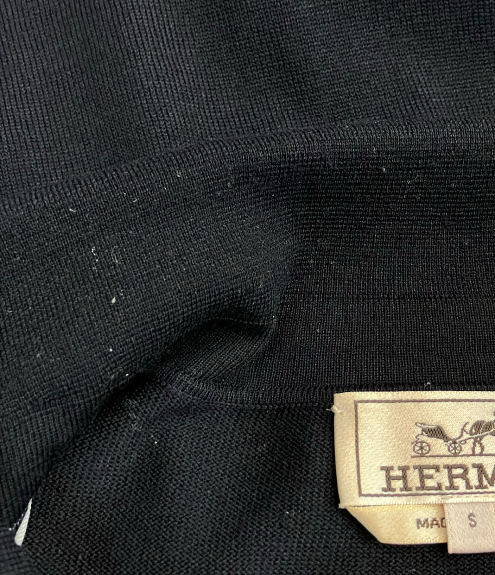 HERMES 半袖 ニットシャツ H557175HA メンズ SIZE S エルメス
