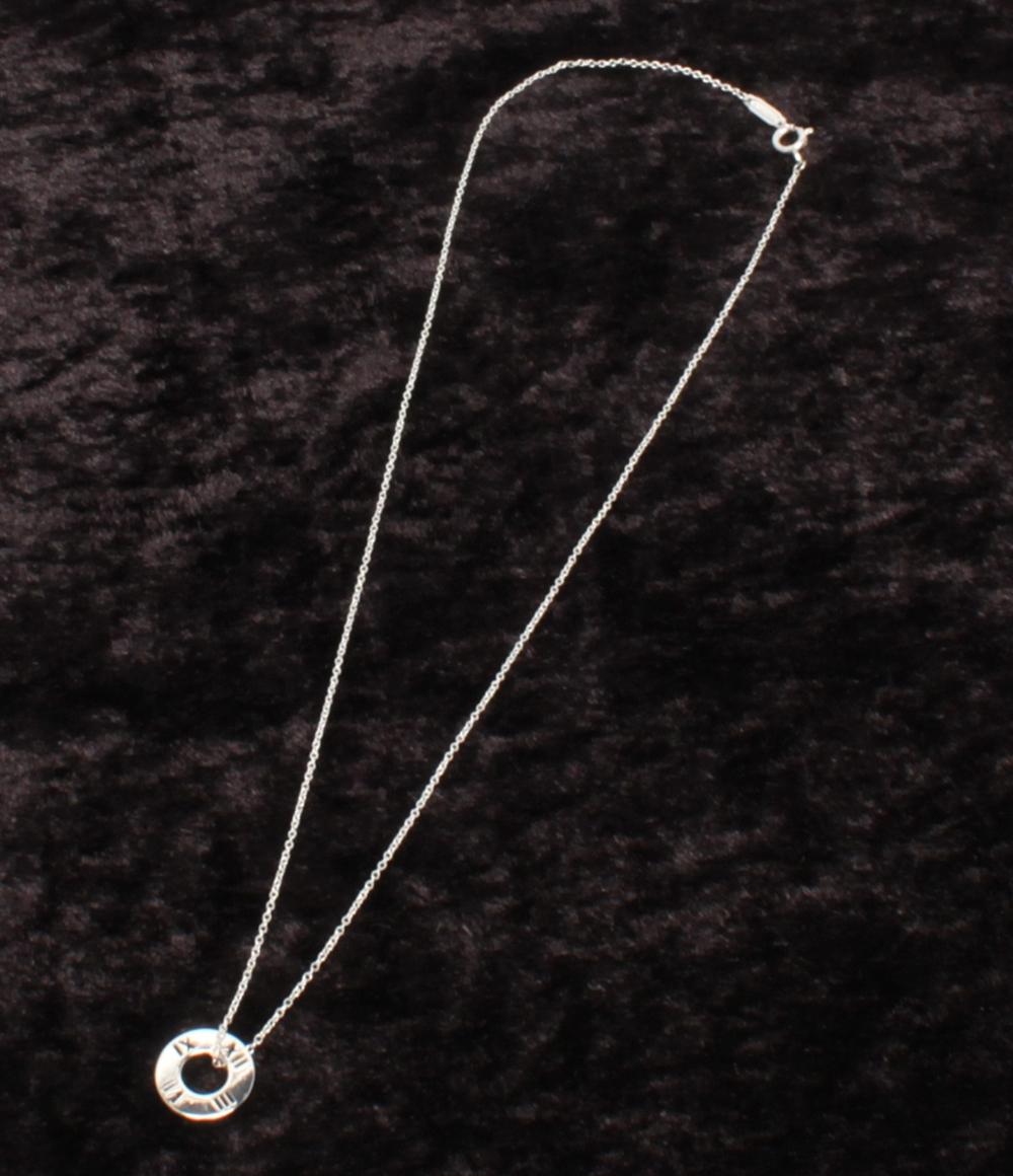 美品 ティファニー ネックレス SV925 アトラス ピアスド サークル レディース TIFFANY&Co.