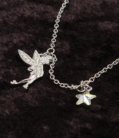 美品 SWAROVSKI Disney ブレスレット ティンカーベルモチーフ レディース スワロフスキー