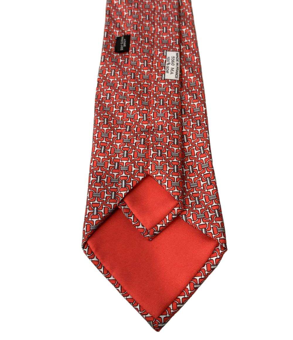 美品 エルメス ネクタイ シルク100% メンズ HERMES