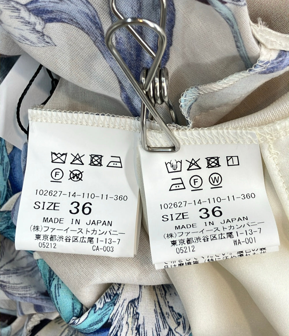 美品 ANAYI ノースリーブワンピース キャミソール付 レディース SIZE 36 (S) アナイ