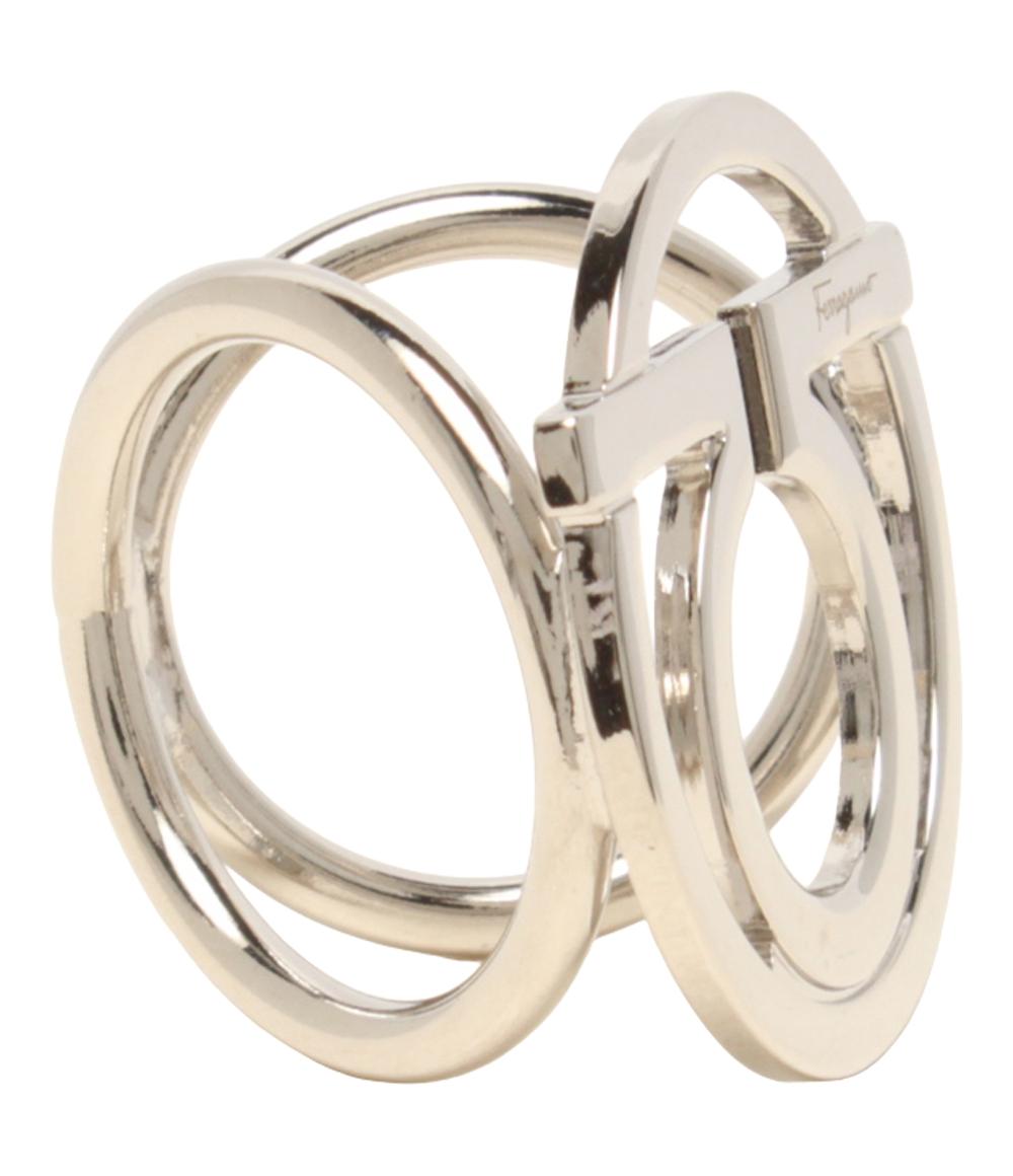 美品 サルヴァトーレフェラガモ スカーフリング ガンチーニ レディース Salvatore Ferragamo