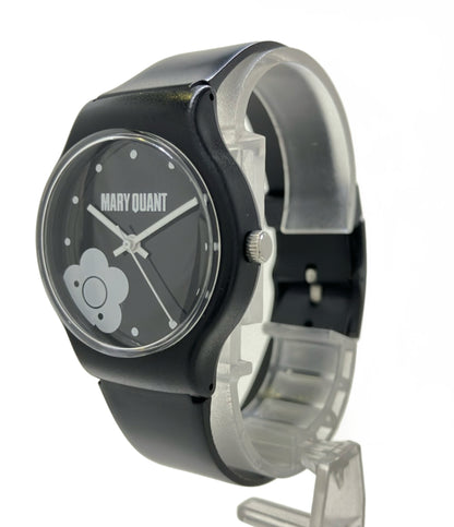 MARY QUANT 腕時計 クオーツ ブラック レディース マリークヮント