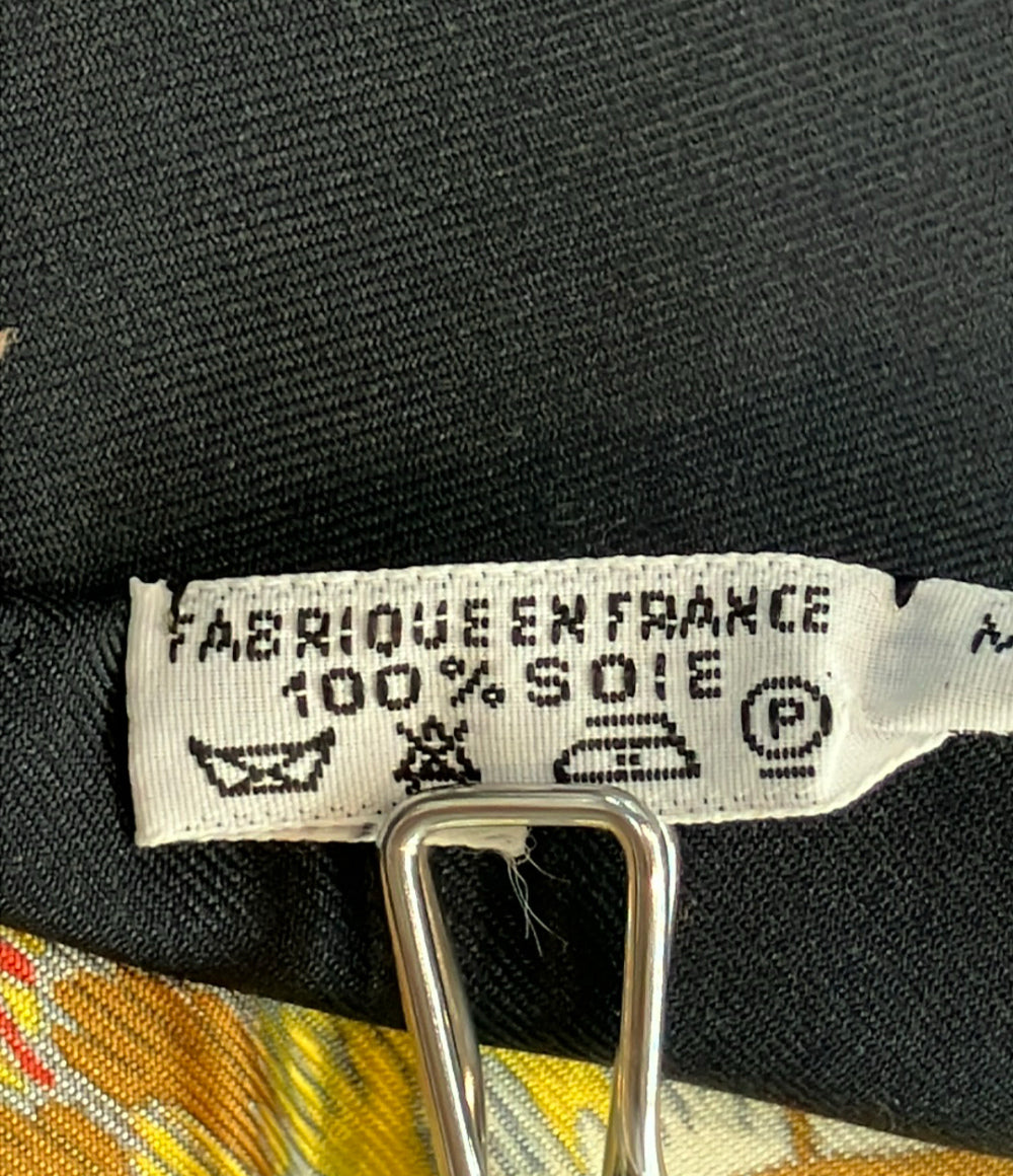 HERMES スカーフ カレ90 シルク100% ル・ロワ・ソレイユ 太陽王 レディース エルメス