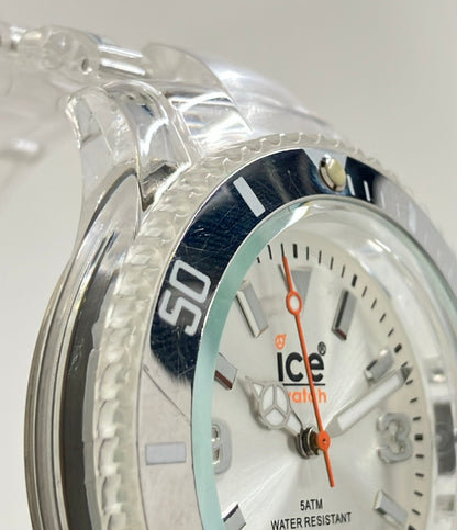 ice watch 腕時計 クオーツ シルバー メンズ アイスウォッチ