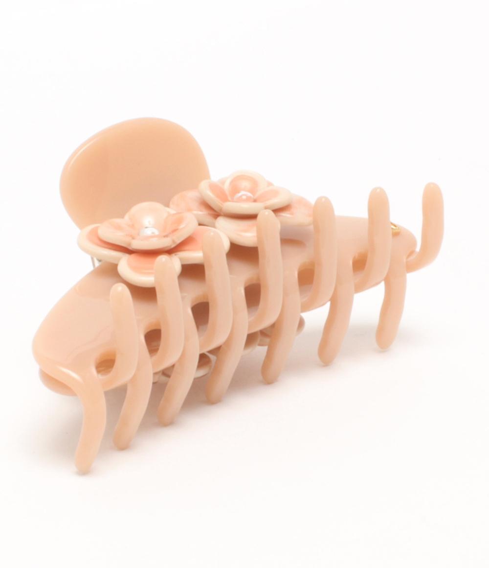 美品 アレクサンドル ドゥ パリ ヘアアクセサリー ヘアクリップ フラワーモチーフ レディース ALEXANDRE DE PARIS