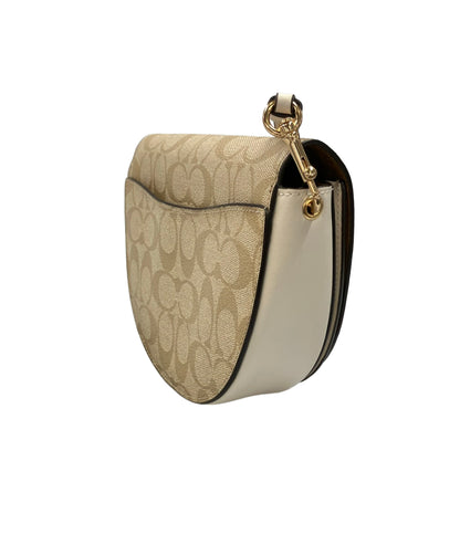 美品 COACH ショルダーバッグ 斜め掛け シグネチャー C1430 レディース コーチ