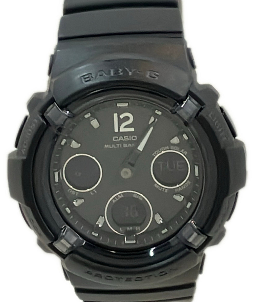 美品 CASIO 腕時計 Baby-G ソーラー ブラック BGA-2800 レディース カシオ