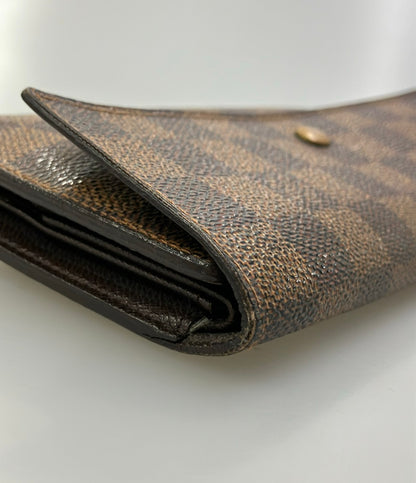 LOUIS VUITTON 三つ折り財布 ポルトトレゾール インターナショナル ダミエ N61215 レディース ルイ・ヴィトン