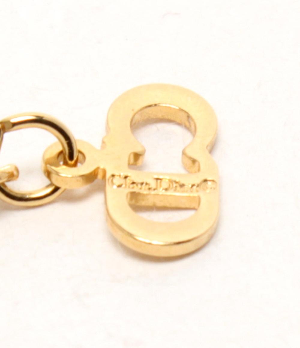 美品 Christian Dior ネックレス CDロゴ レディース クリスチャンディオール