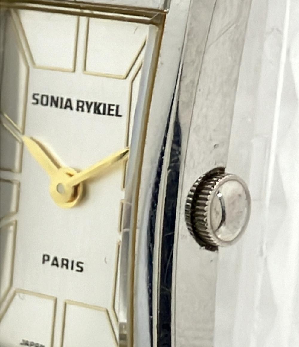 ソニアリキエル 腕時計 クオーツ シルバー SR8021 レディース Sonia Rykiel