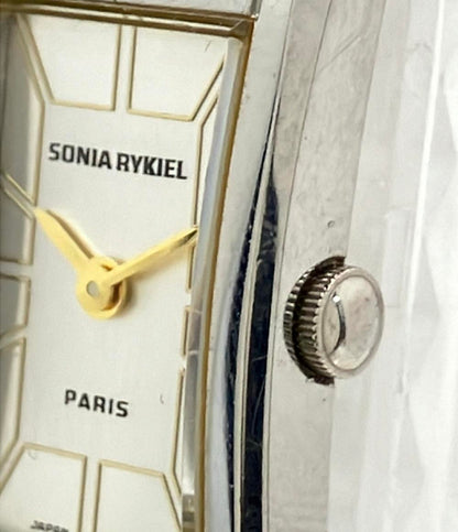 ソニアリキエル 腕時計 クオーツ シルバー SR8021 レディース Sonia Rykiel