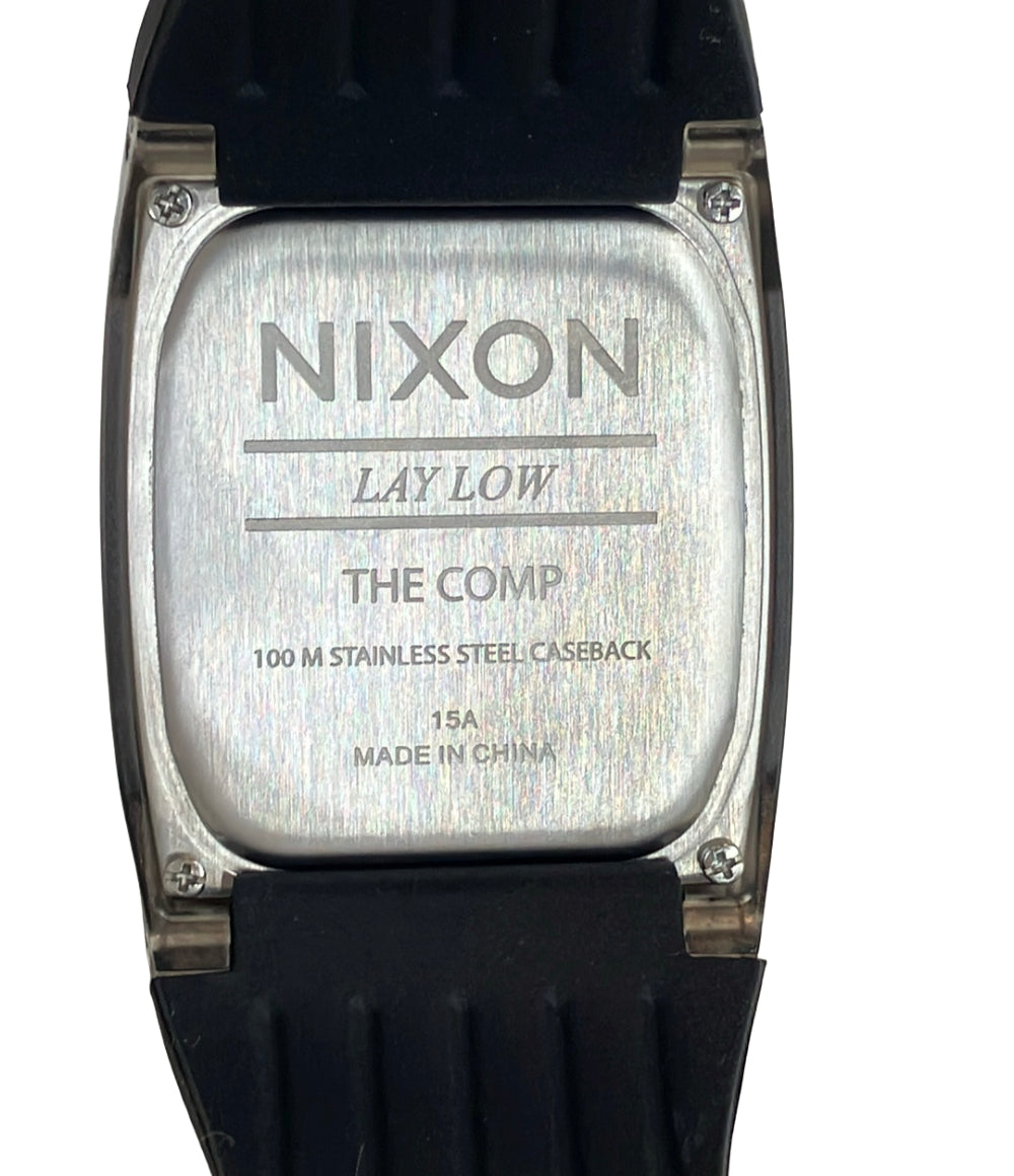 美品 NIXON 腕時計 LAY LOW THE COMP クオーツ メンズ ニクソン
