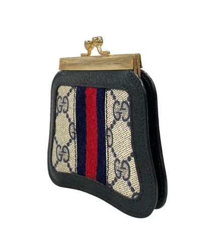 GUCCI コインケース がま口 オールドグッチ シェリーライン レディース グッチ