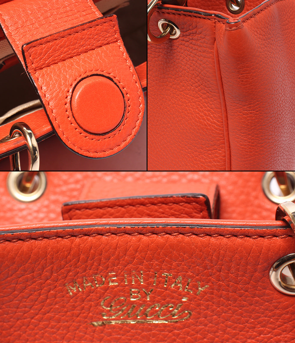 GUCCI 2wayショルダーバッグ ハンドバッグ 斜め掛け ミニショッパー バンブー 368823 001998 レディース グッチ