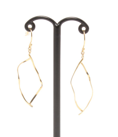 美品 オデュース ヨンドシー ピアス K18 レディース EAU DOUCE 4℃