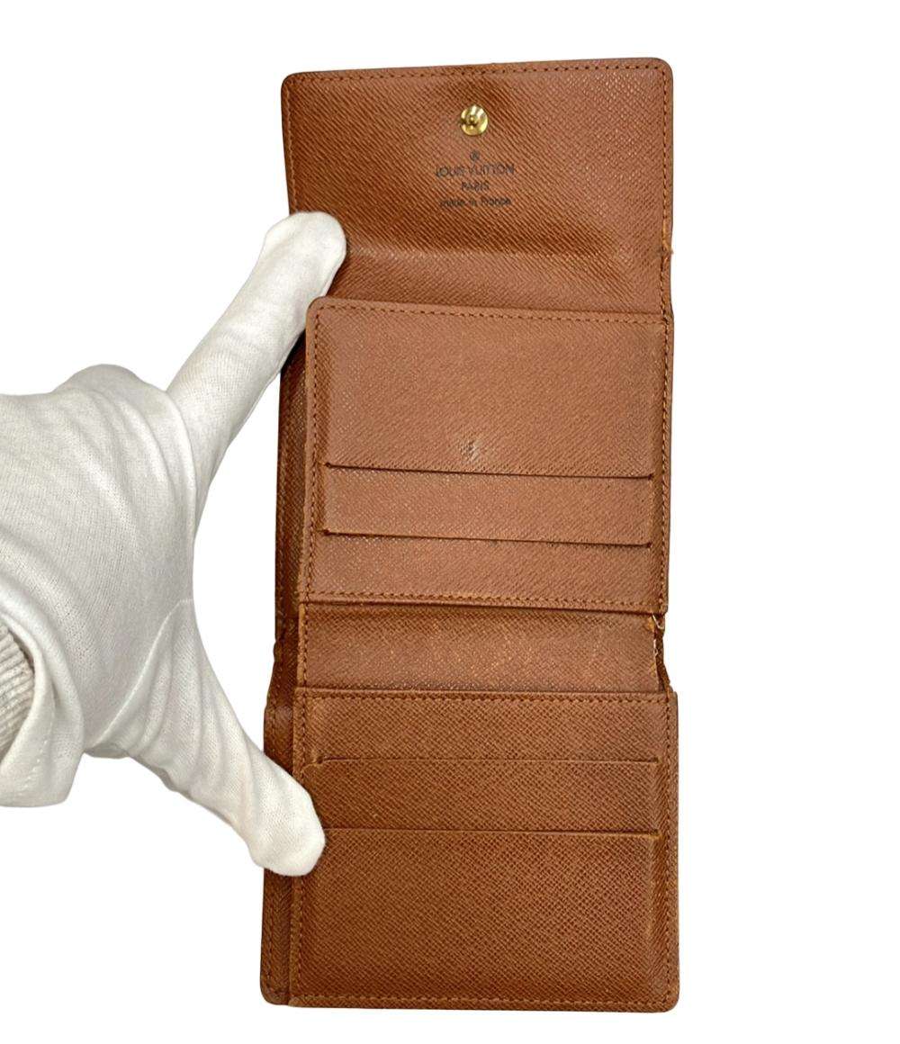 訳あり LOUIS VUITTON Wホック財布 モノグラム ポルトモネ ビエ カルトクレディ M61652 レディース メンズ ルイ・ヴィトン