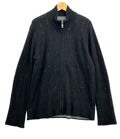 ルシアンペラフィネ ニットカーディガン ダメージ加工 メンズ SIZE XL (XL) lucien pellat-finet