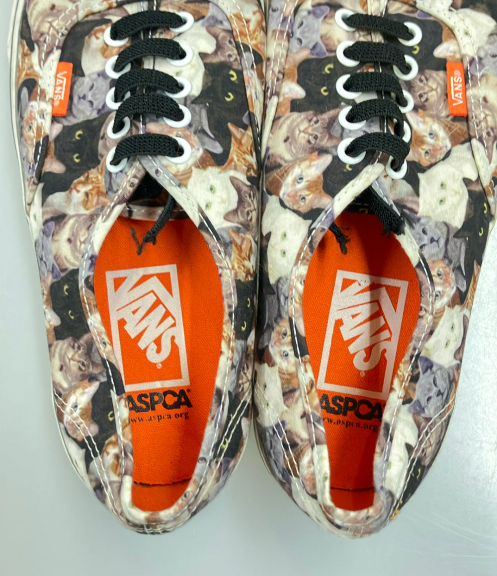 VANS ローカットスニーカー × ASPCA 猫柄 メンズ SIZE US 8.5 (26.5cm) ヴァンズ