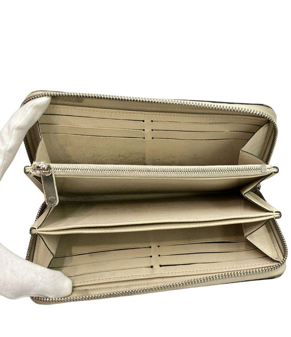 LOUIS VUITTON ラウンドファスナー長財布 マヒナ ジッピーウォレット