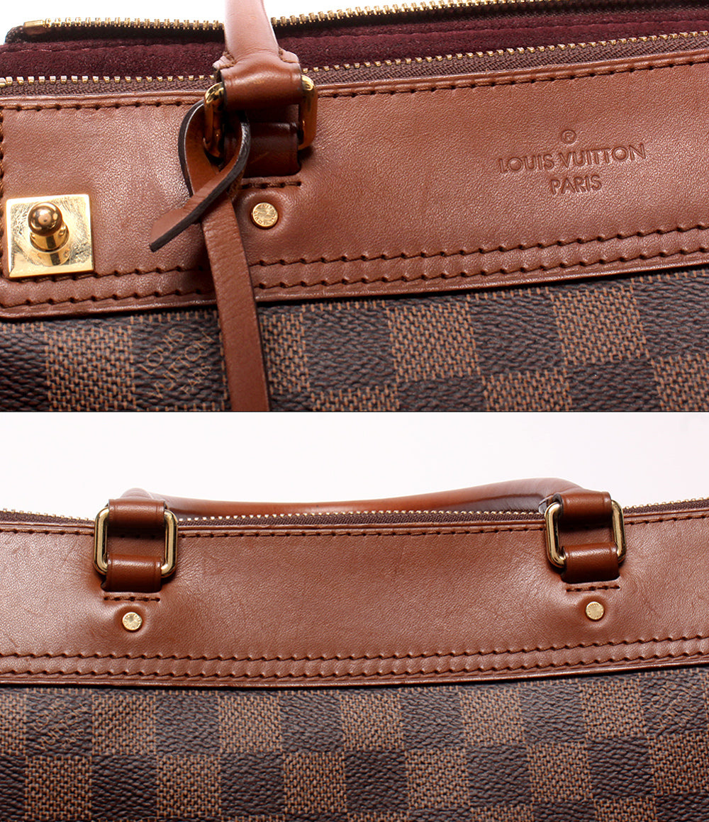 LOUIS VUITTON 2WAY ハンドバッグ トートバッグ ショルダーバッグ 肩掛け グリニッジ ダミエ エベヌ N41337 レディース ルイ・ヴィトン