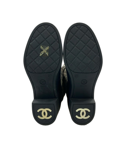CHANEL ロングレインブーツ キルティング ココマーク レディース SIZE 37 シャネル