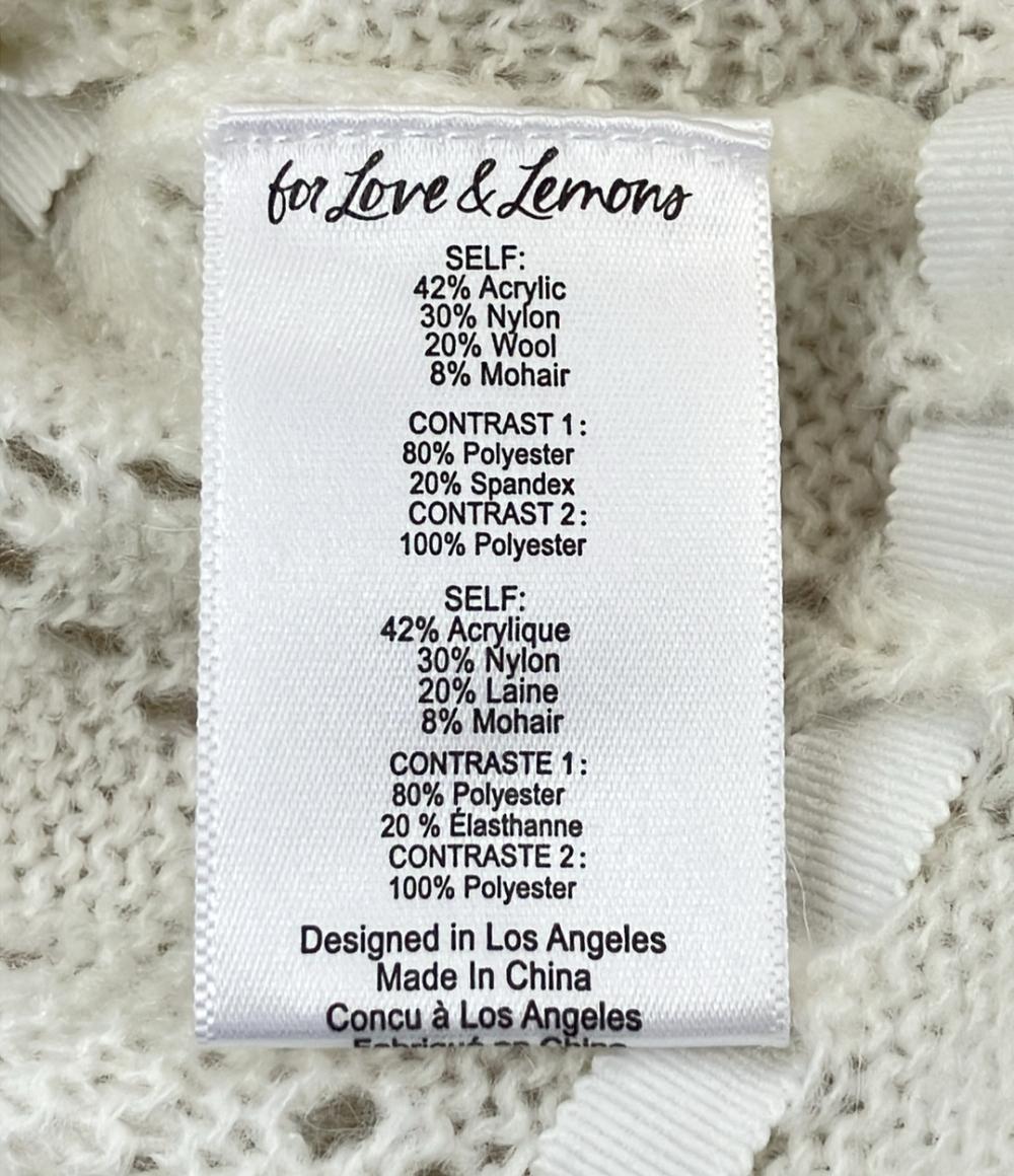 フォーラブアンドレモンズ 長袖ニットカーディガン レディース SIZE M (M) FOR LOVE&LEMONS