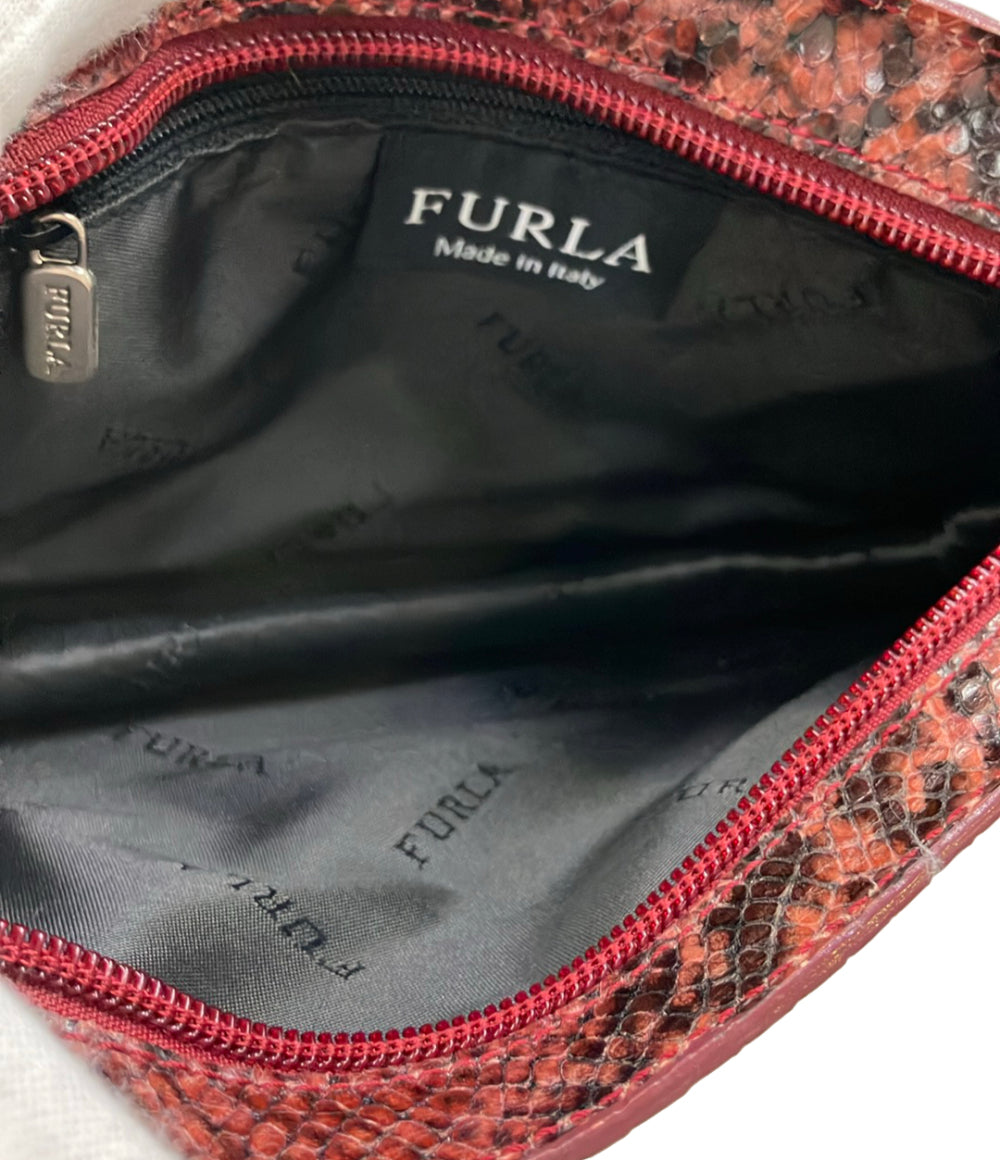FURLA ショルダーバッグ 肩掛け パイソン柄 レディース フルラ