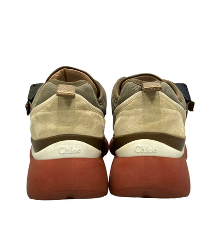Chloe ローカットスニーカー クロスストラップ 厚底 レディース SIZE 36 (23.5cm) クロエ
