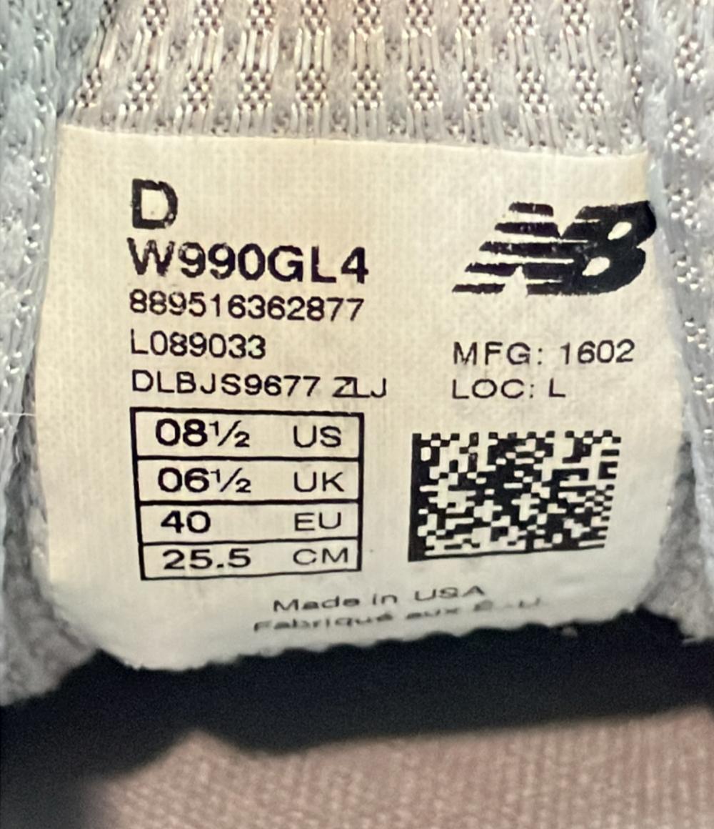 NEW BALANCE ローカットスニーカー W990GL4 メンズ SIZE 25.5 (S) ニューバランス