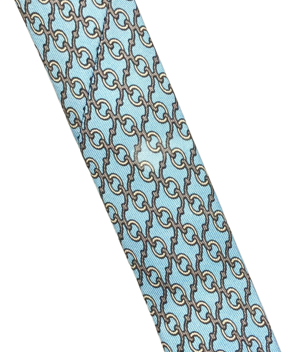 HERMES ネクタイ シルク100% メンズ エルメス