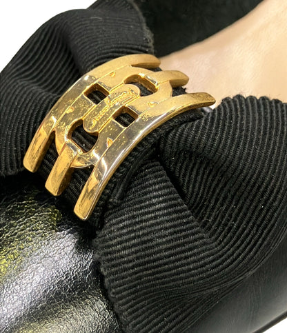 Salvatore Ferragamo ヴァラリボンパンプス 65295 249 レディース SIZE 6 1/2 サルヴァトーレフェラガモ