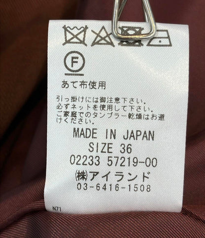 美品 GRACE Class ロングジレコート 0223357219 レディース SIZE 36 (S) グレースクラス