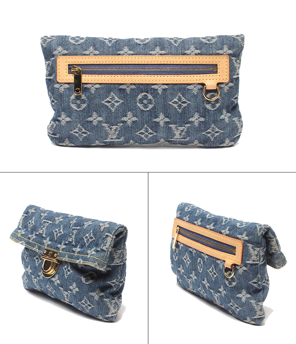 LOUIS VUITTON クラッチバッグ セカンドバッグ ポシェット プラット モノグラム デニム M95007 レディース ルイ・ヴィトン