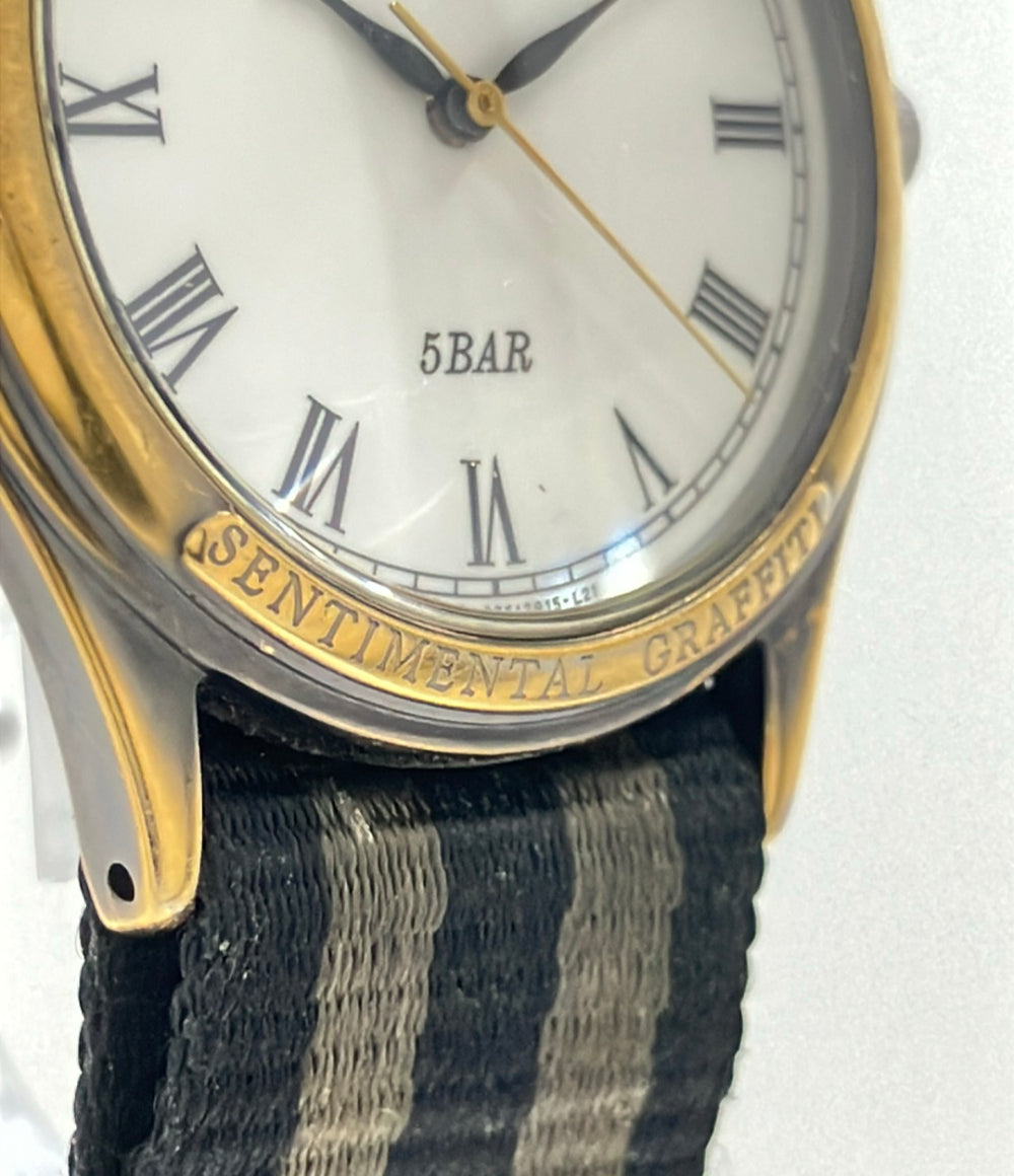 ORIENT 腕時計 センチメンタルグラフィティー you クオーツ ホワイト C75291-50 メンズ オリエント