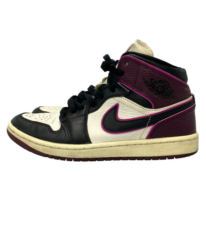 NIKE ミドルカットスニーカー AIR JORDAN 1 MID SE FQ7818-101 レディース SIZE 24.0 ナイキ