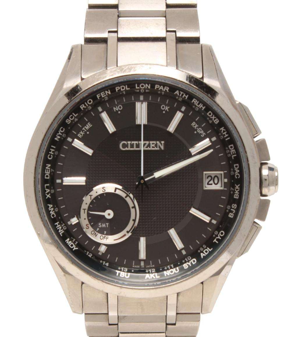 CITIZEN 腕時計 サテライトウエーブ GPS アテッサ ATTESA ソーラー ブラック F150-t021581 メンズ シチズン