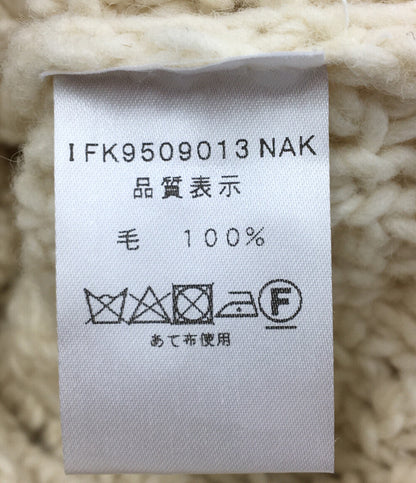 長袖ニットカーディガン      レディース  (複数サイズ) PERU KNIT