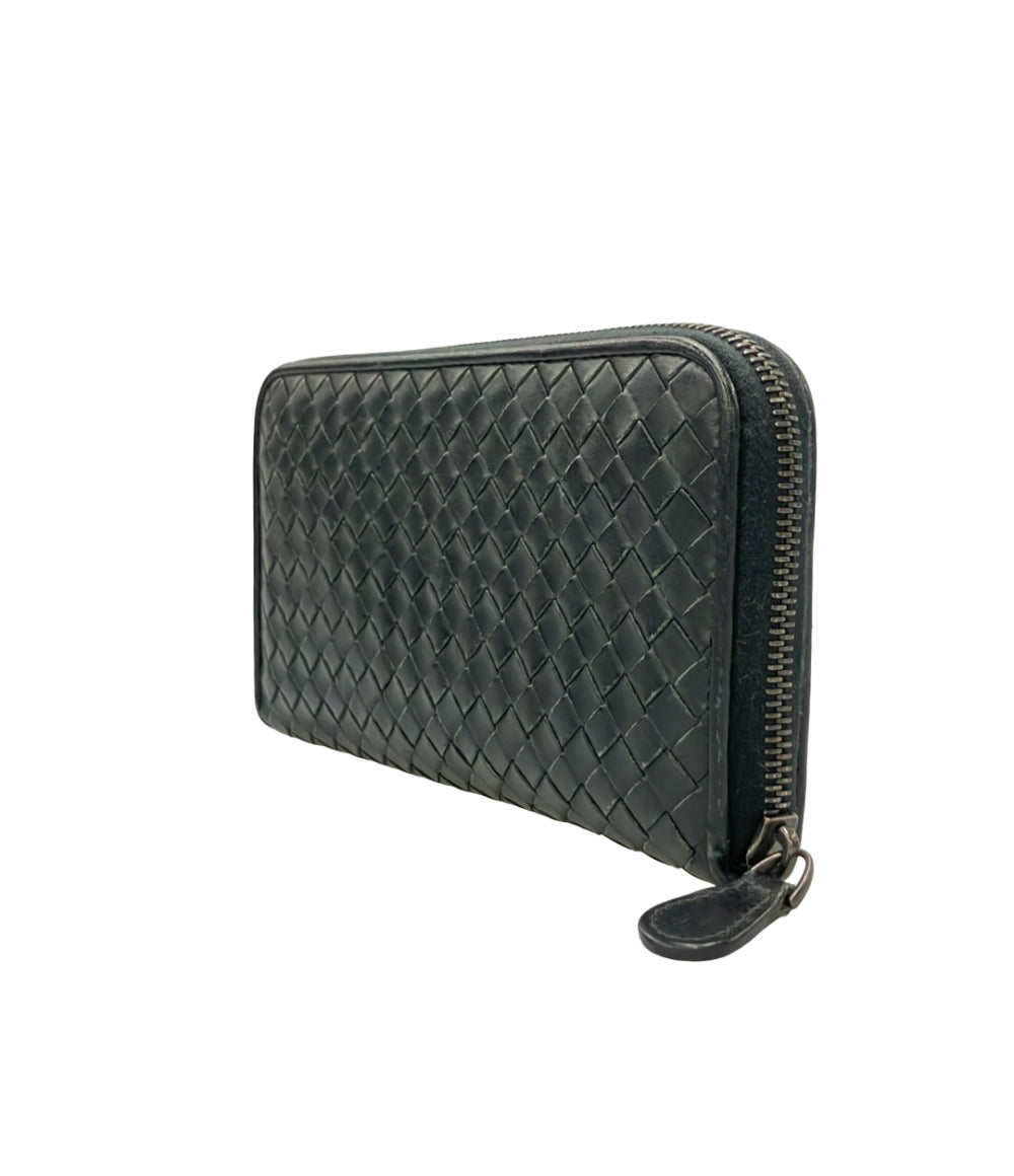 BOTTEGA VENETA ラウンドファスナー長財布 イントレチャート レディース メンズ ボッテガ・ヴェネタ