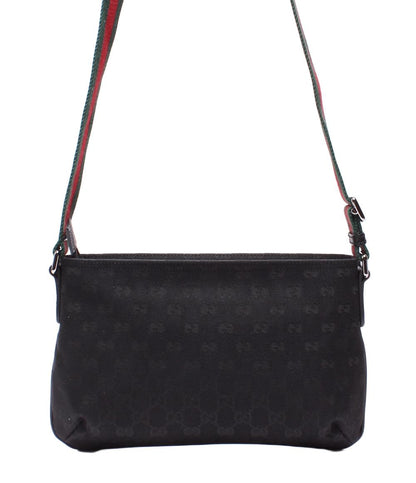 美品 グッチ ショルダーバッグ 斜め掛け GGｷｬﾝﾊﾞｽ 189749 001998 レディース GUCCI