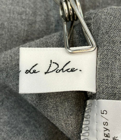 美品 メゾンド ドルチェ オーバーラップストレートパンツ レディース SIZE S (S) Maison de Dolce